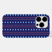 Sterren en strips Case-Mate iPhone case (Achterkant (horizontaal))