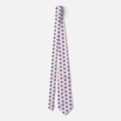 sterren en strips in vijfpuntige ster stropdas (Achterkant)