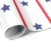 Sterren en strips Onafhankelijkheidsdag Cadeaupapier (Rol Hoek)
