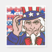 Sterren en strips servet (Voorkant)