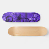 sterren en zwammen skateboard (Horizontaal)