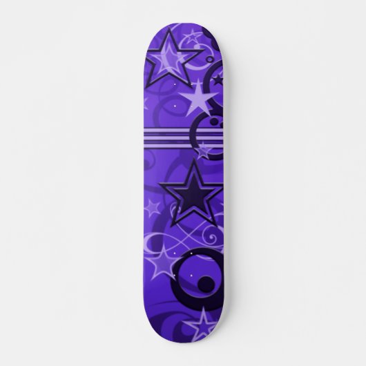 sterren en zwammen skateboard (Voorkant)