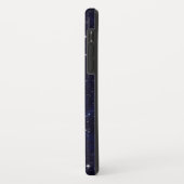 Sterren Galaxy Blue Cosmos Night Sky Monogram Case-Mate iPhone Case (Achterkant/links)