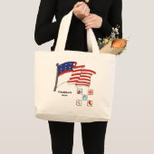 Sterren - grote tote bag (Voorkant (product))