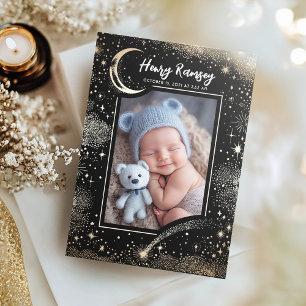 Sterren Hemelse Schattigee Pasgeboren Foto's Geboo Aankondiging