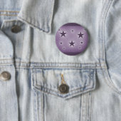 Sterren in de Button van de Night Sky, Paars (In situ)