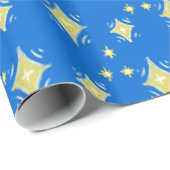 Sterren in de lucht cadeaupapier (Rol Hoek)
