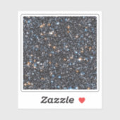 Sterren in de melkweg galactische uitstulping. sticker (Vel)