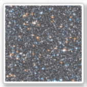 Sterren in de melkweg galactische uitstulping. sticker (Voorkant)