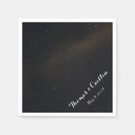 Sterren in de Night Sky Servetten