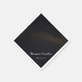 Sterren in de Night Sky Servetten