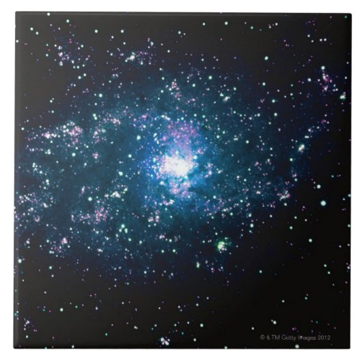 Sterren in de ruimte tegeltje (Voorkant)