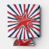 Sterren in Stripes Freedom Blikjeskoeler (Achterkant)