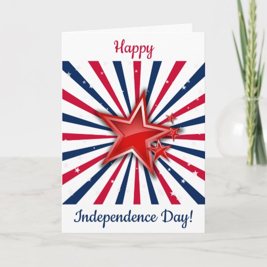 Sterren in Stripes Freedom Kaart (Voorkant)
