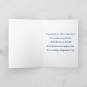 Sterren in Stripes Freedom Kaart (Binnen)