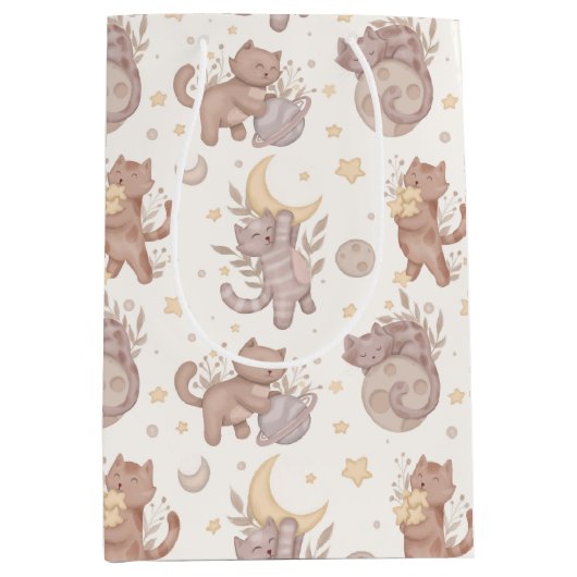 Sterren Kittens Medium Cadeauzakje (Voorkant)