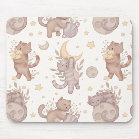 Sterren Kittens Muismat (Voorkant)