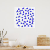 Sterren kunst poster (Keuken)