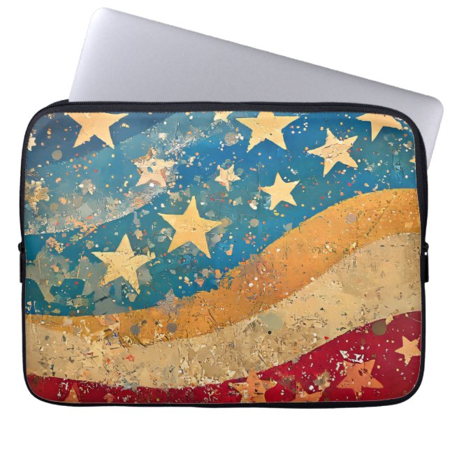 Sterren Laptop Sleeve (Voorkant)