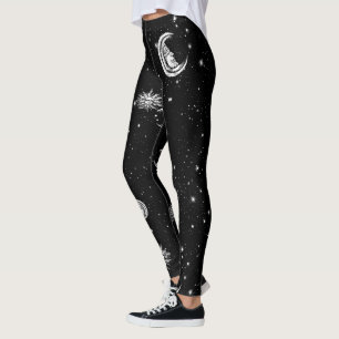 Sterren, maan en zon in het universum leggings