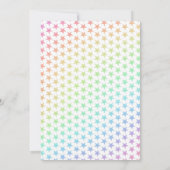 Sterren & Maan Regenboog Hemel Magische Eenhoorn V Kaart (Achterkant)