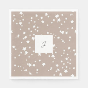 Sterren monogram servet