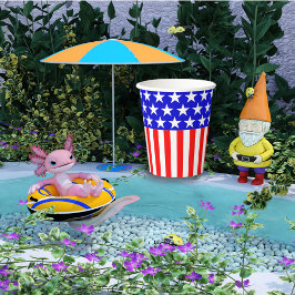 Sterren N Stripes Red White Blue Papieren Bekers