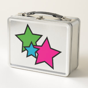 Sterren Neon Kleur Blauw Groen Roze Zwart
