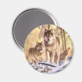 "Sterren onder sneeuw" Magneet (Voorkant / Achterkant)