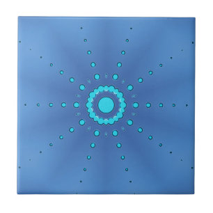 Sterren op Blauw #1 Tegeltje