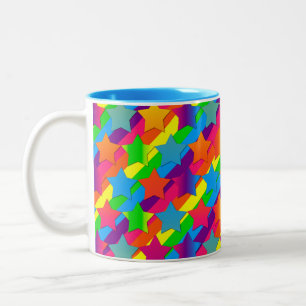 Sterren op Mok met Stripes-Two-zonder Coffee