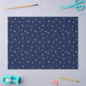 Sterren Patroon Midnight Blue Tissuepapier (Craft)