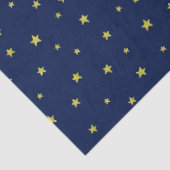 Sterren Patroon Midnight Blue Tissuepapier (Detail)