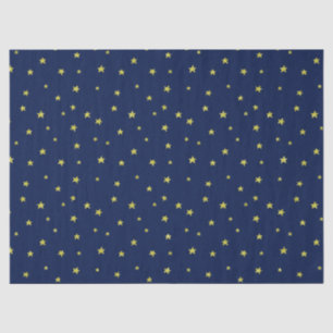 Sterren Patroon Midnight Blue Tissuepapier