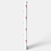 Sterren Patroon Roze Zwart Wit Samsung Galaxy Hoesje (Linkerkant)