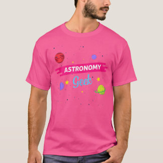 Sterren Planeten Melkweg Astronomie Geek T-shirt