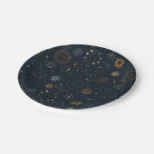Sterren & Planeten Patroon Papieren Bordje (Gekanteld)