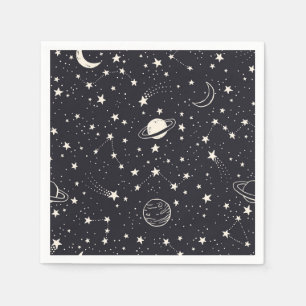 Sterren & Planeten Patroon Servet