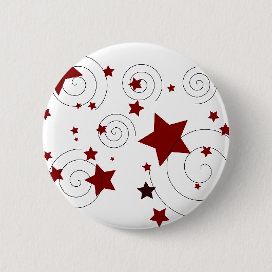 Sterren Ronde Button 5,7 Cm (Voorkant)