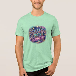 Sterren Schijnen Helder Inspiratie T-Shirt Ontwerp
