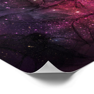 Sterren Sterren Outer Space Systeem Planetaire Pat Poster