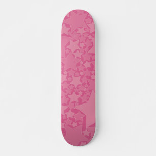 Sterren, sterren, sterren - Roze Skateboard