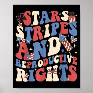 Sterren Strepen en Reproductieve Rechten Onafhanke Poster
