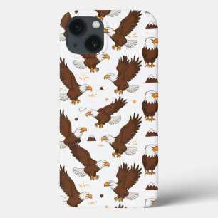 Sterren, strepen en stijgende adelaars iPhone 13 hoesje