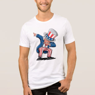 Sterren, strepen en swag: Uncle Sam wordt trendy Tri-Blend Shirt
