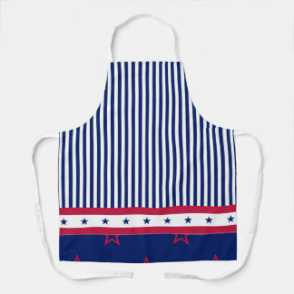 Sterren & Strepen Rood Wit Blauw Patriottisch Gril Schort