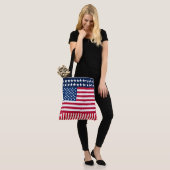 Sterren & strepen Vlag Mashup Tas (Op model)