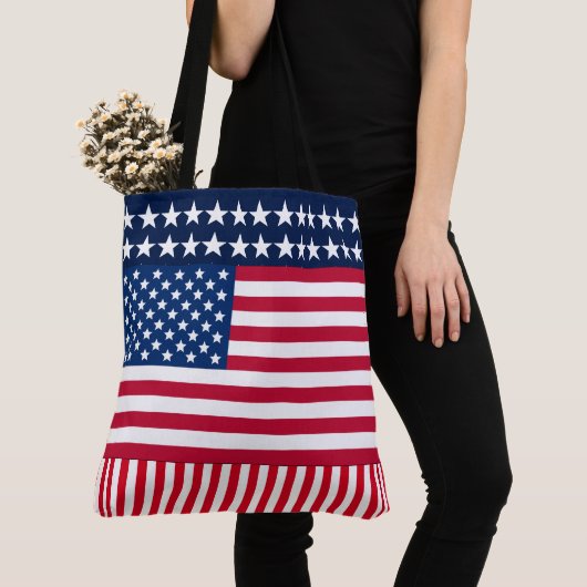 Sterren & strepen Vlag Mashup Tas (Dichtbij)