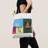 sterren strepen's mores Amerikaanse camping Draagtas (Dichtbij)