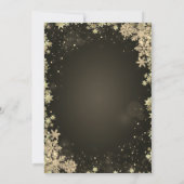 Sterren, String Lights  Balls Christmas Kaart (Achterkant)